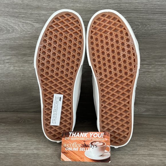 Vans Sk8-Hi Tapered Soft Suede Stackform Dawn Blue Gray White Women's NWB - Picture 7 of 8